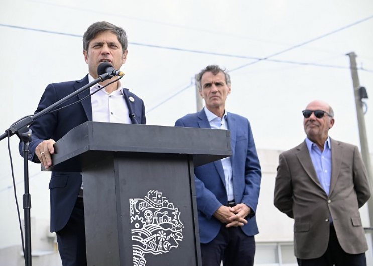 Kicillof Inaugura obras de pavimentación y una nueva estación transformadora en Coronel Suárez